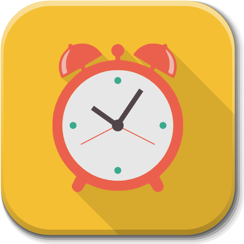 Apps Alarm Icon - Scalable Vector Graphics (512x512)