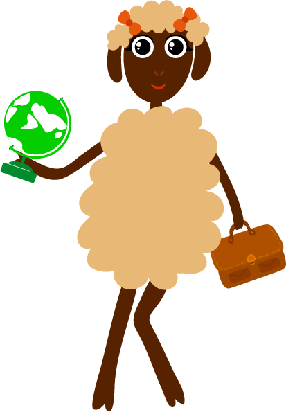 Lambs, Sheep, Content, Farmhouse, Animales - Sheep (413x595)