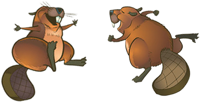 Beaver Clipart Home - Love (724x390)