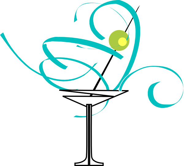 Martini Glass Cartoon (600x540)