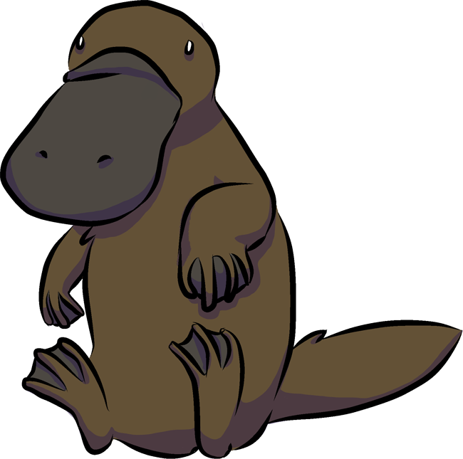 Platypus Beaver Animal Cartoon Drawing - Platypus Beaver Animal Cartoon Drawing (650x645)