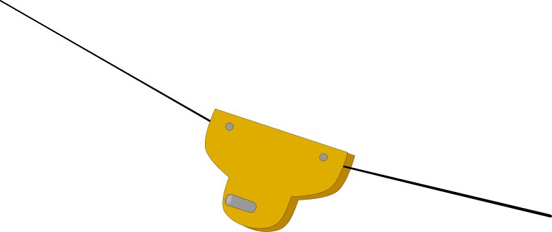 Zip Line Clipart - Zip Line Clip Art (800x337)