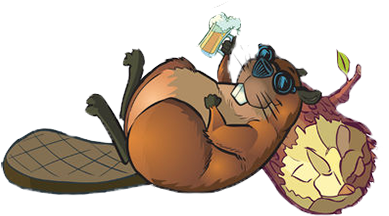 It's Not A Party Till The Beaver Comes Out To Play - Illustration (500x250)