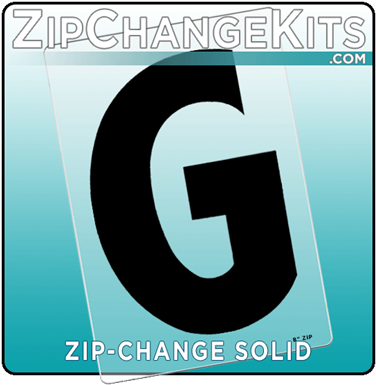 Picture Of Zip Solid 6" Letter G - Number (415x415)
