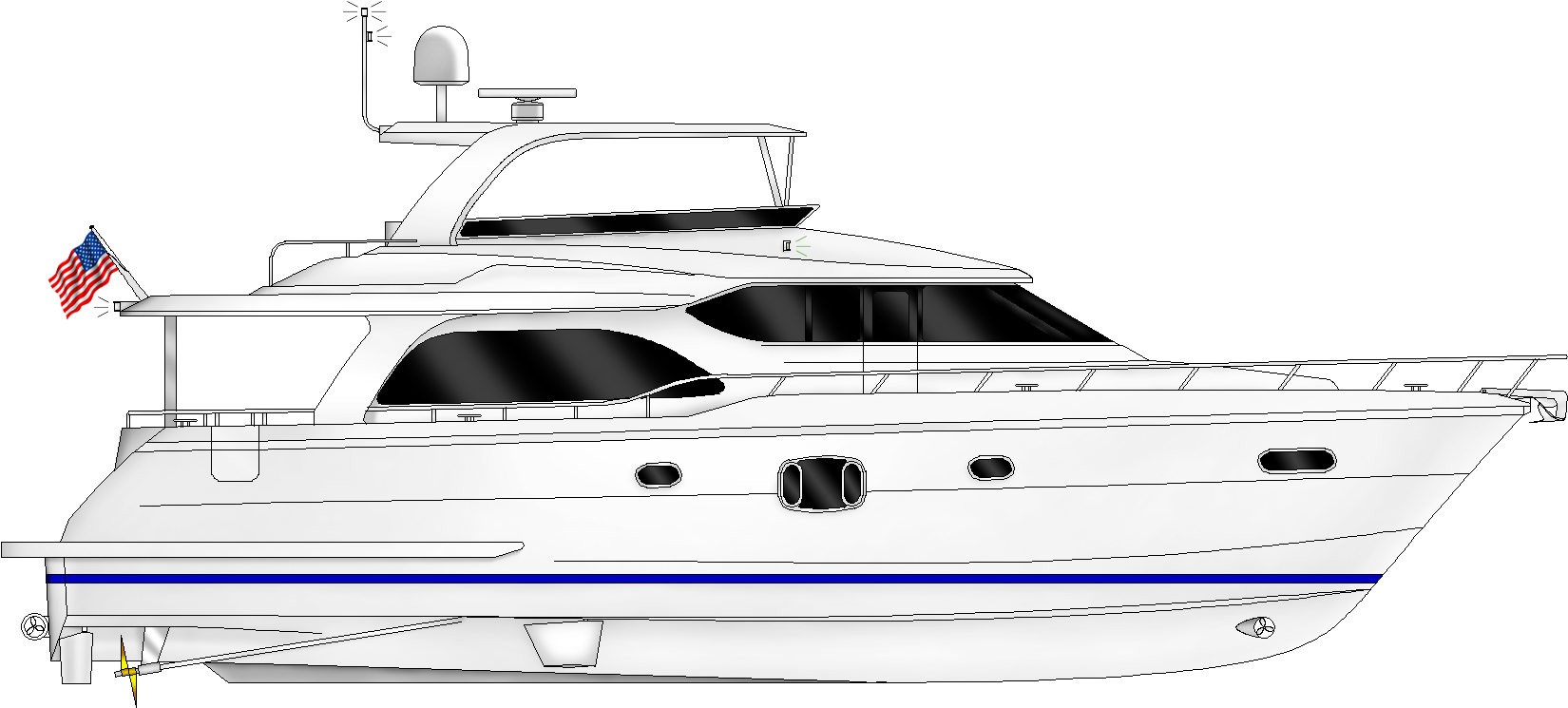 Layout & Specs - Luxury Yacht (1723x1115)