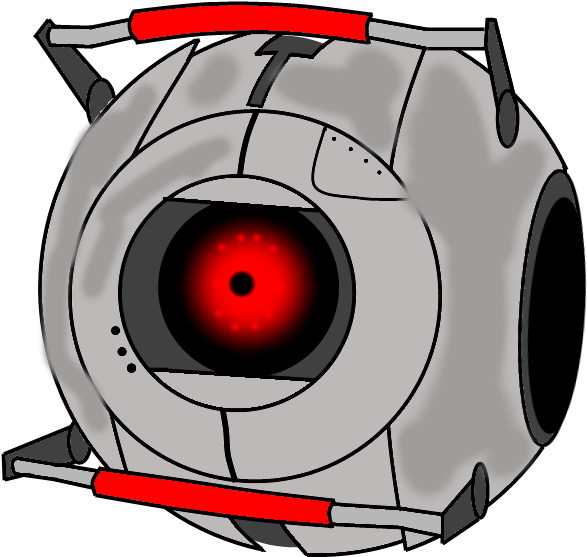 Anger Core Portal 2 By Thesmithsart - Portal 2 Cores Png (613x572)