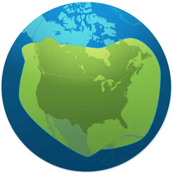 Siriusxm Marine Service Is Available In The Continental - Canada Home Country Mouse Pad Mousepad - Solid Lavender (604x604)