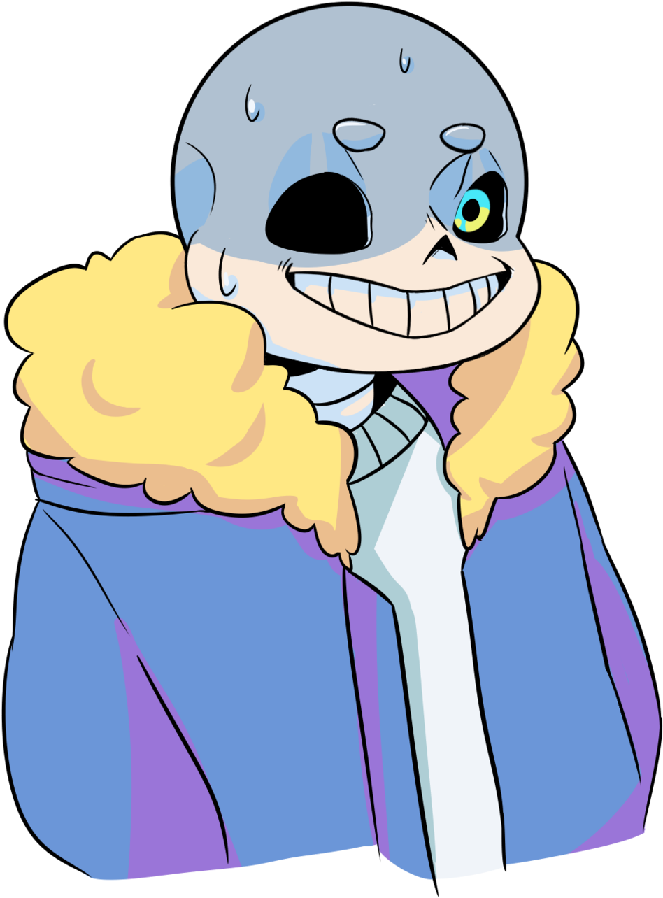 It's A Sans Boi And Anger By Ferist - Cartoon (1024x1299)