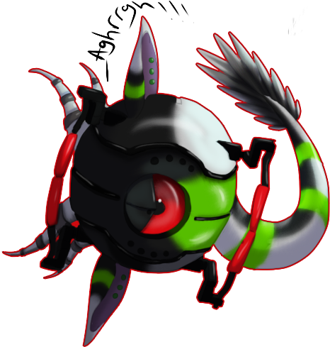 Distort The Anger Core By Ladydistort - Illustration (500x500)