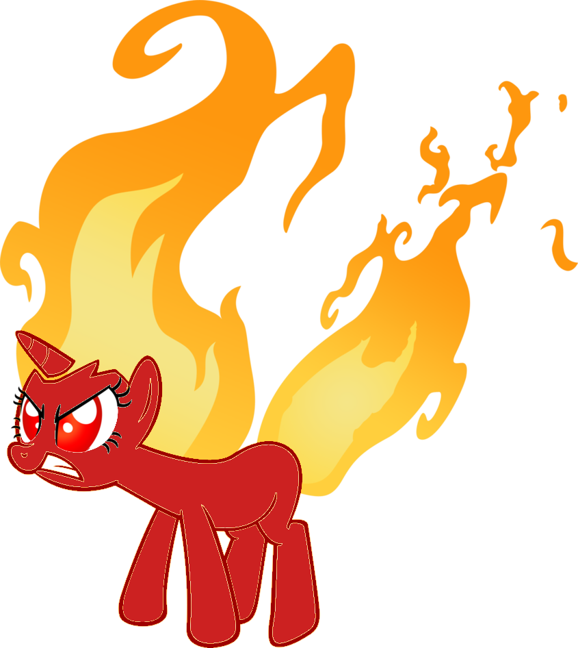 Anger By Jjpony - Crystal Ponies Mlp Base (845x946)