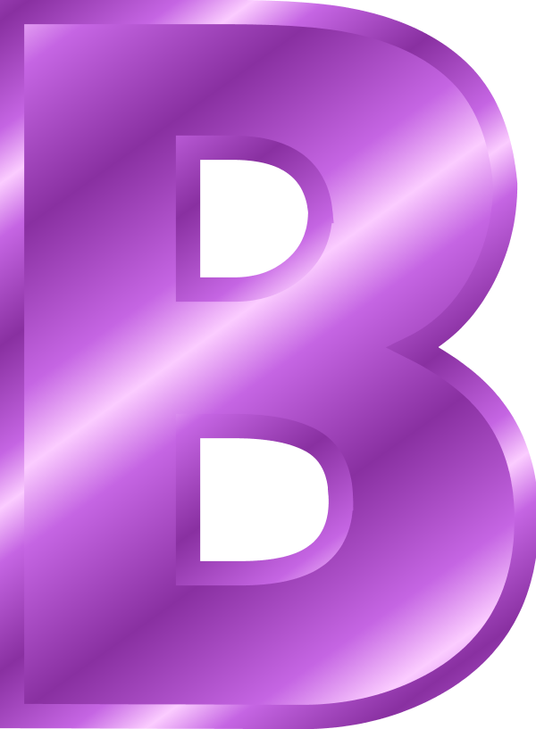 Letter B Png - Alphabet Letter B Clipart (600x817)