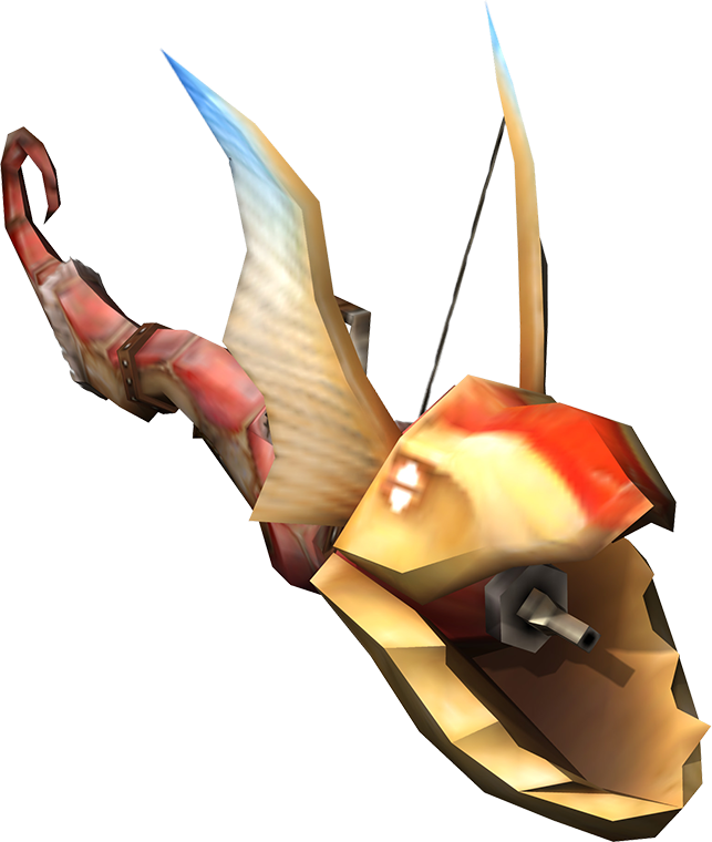 Kut-ku Anger - Monster Hunter Yian Kut Ku Weapons (643x760)