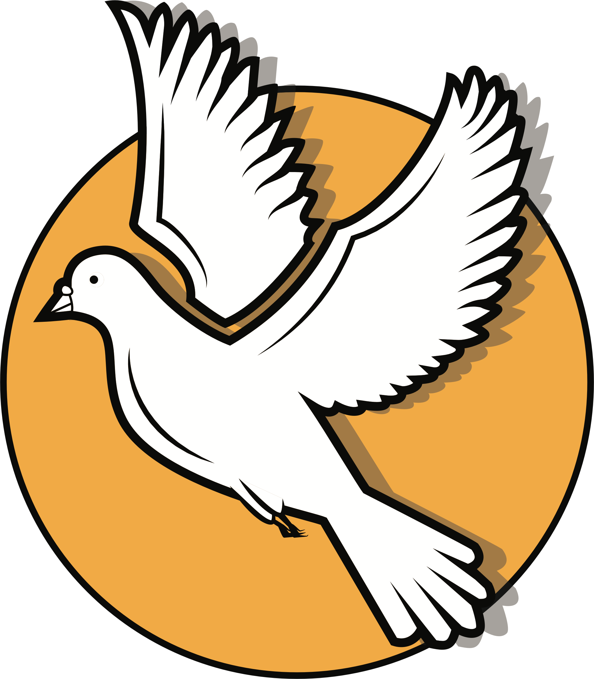 Big Image - Dove Of Peace Png (2077x2376)