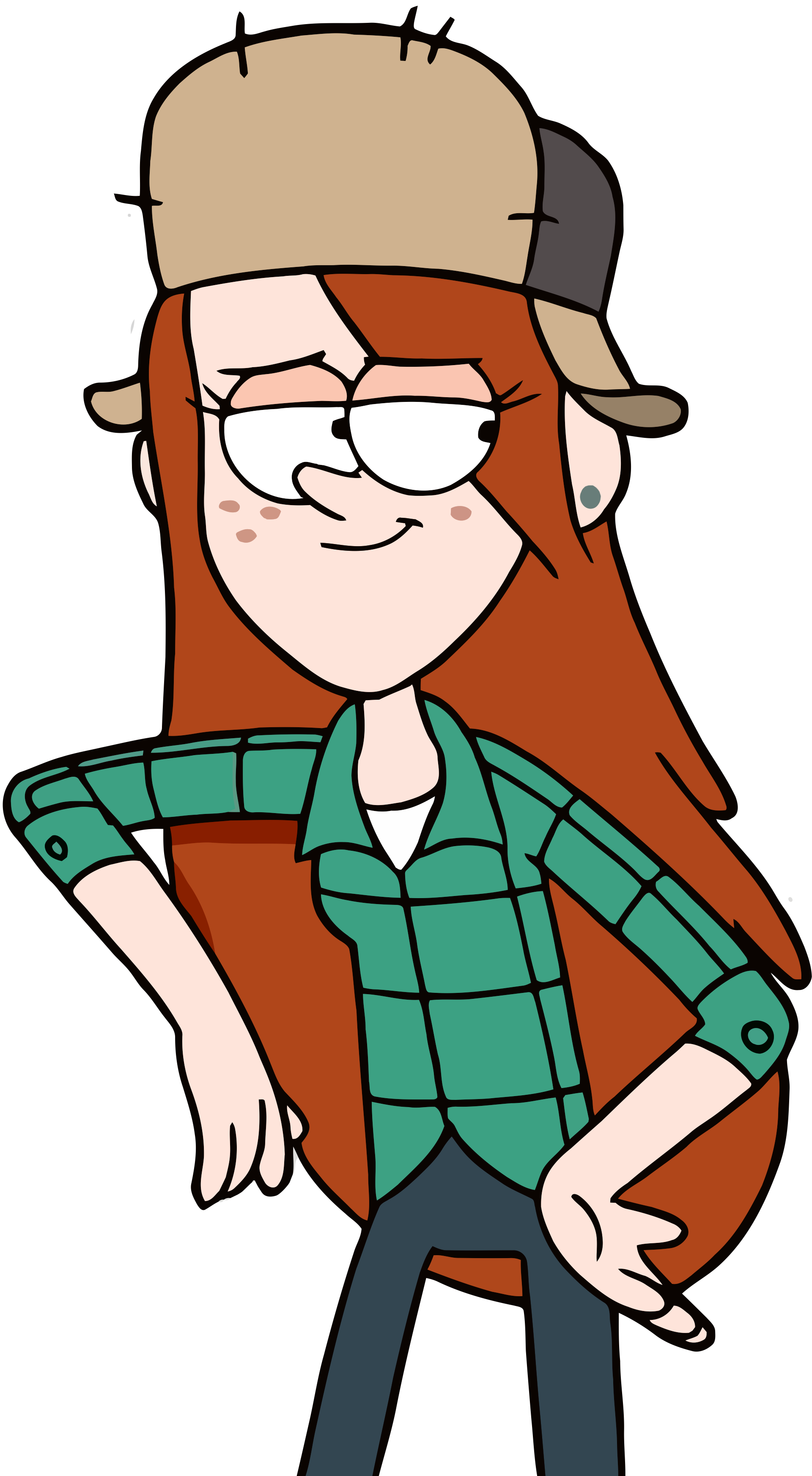 Gravity Falls Wendy Transparent (1928x3488)