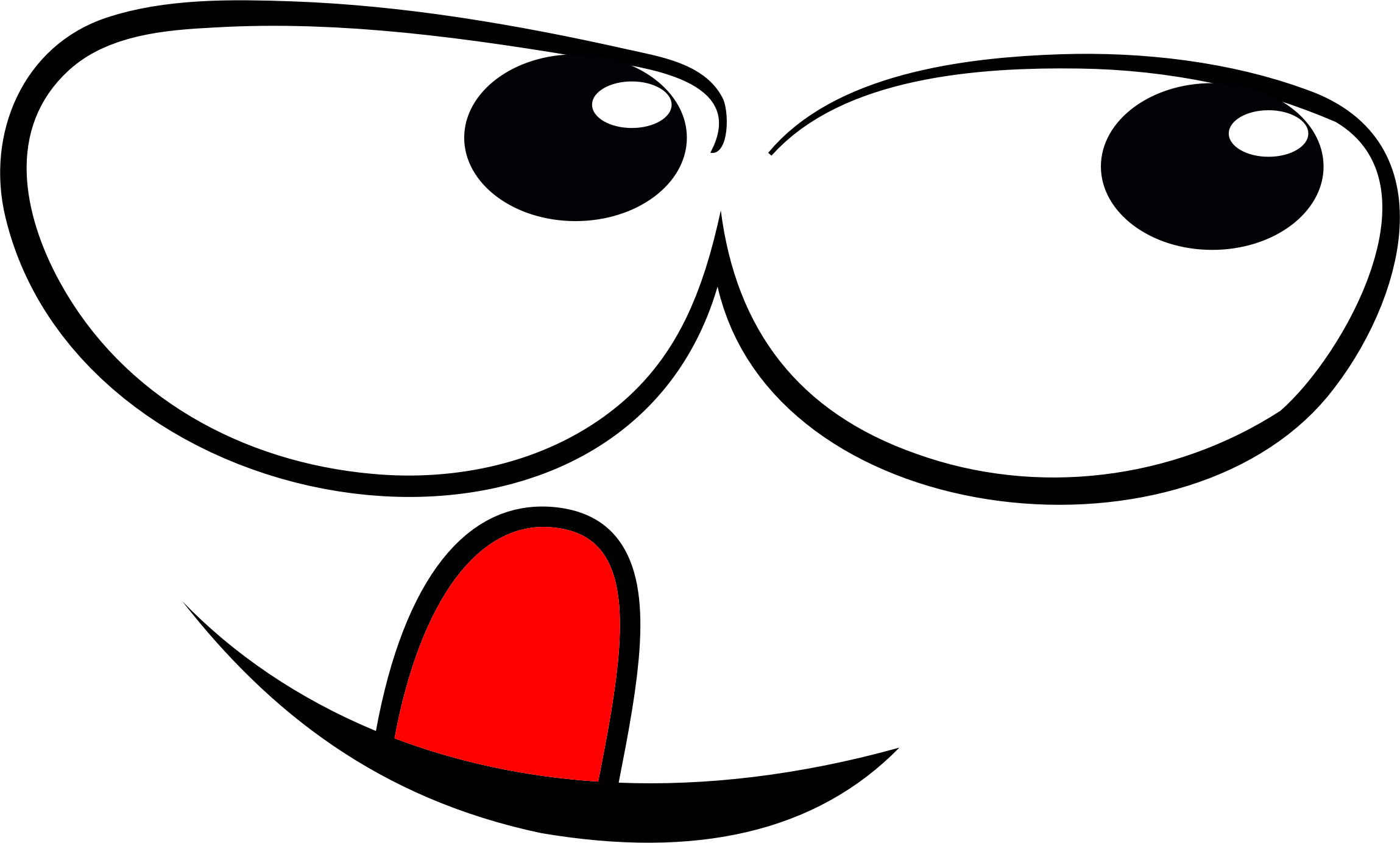 Clipart - Clipart Face Png (2298x1384)