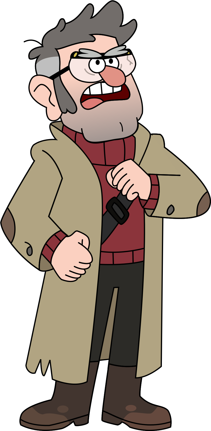 Image Result For Gravity Falls Ford Portal - Gravity Falls Characters (1000x1998)