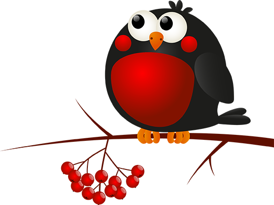 Tubos De Natal / Aves - Deseos De Buenos Dias (555x415)