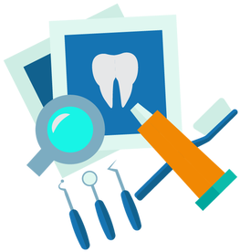 A Clinical Dental Assistant Completes The Oral Prep - Graphic Design (504x504)