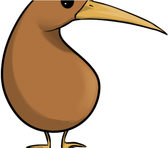 Kiwi Bird Clipart - Kiwi Bird Cartoon Kiwi (640x480)