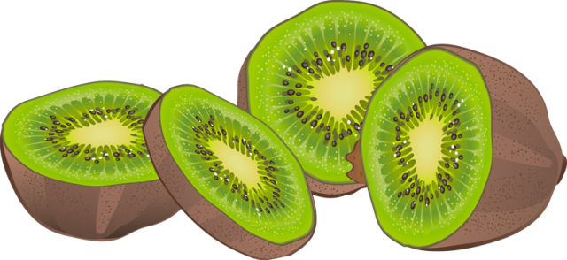 Kiwi Clipart 4 - Kiwifruit (640x294)