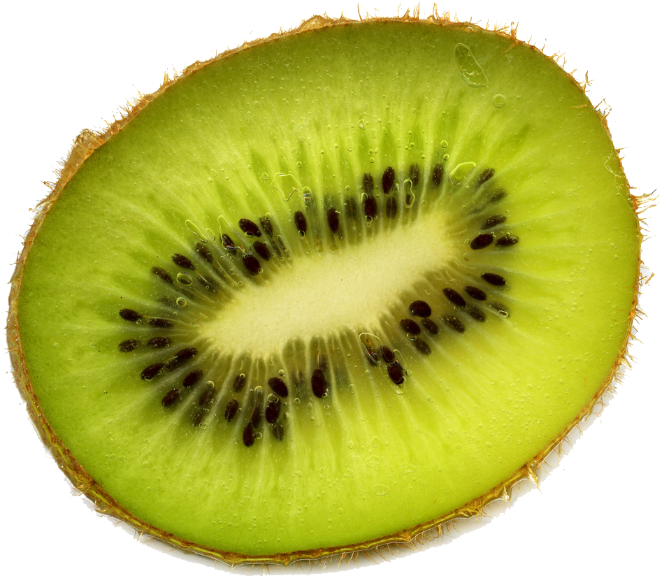 Kiwi Transparent Png Clip Artu200b - Half Kiwi Png (1000x955)