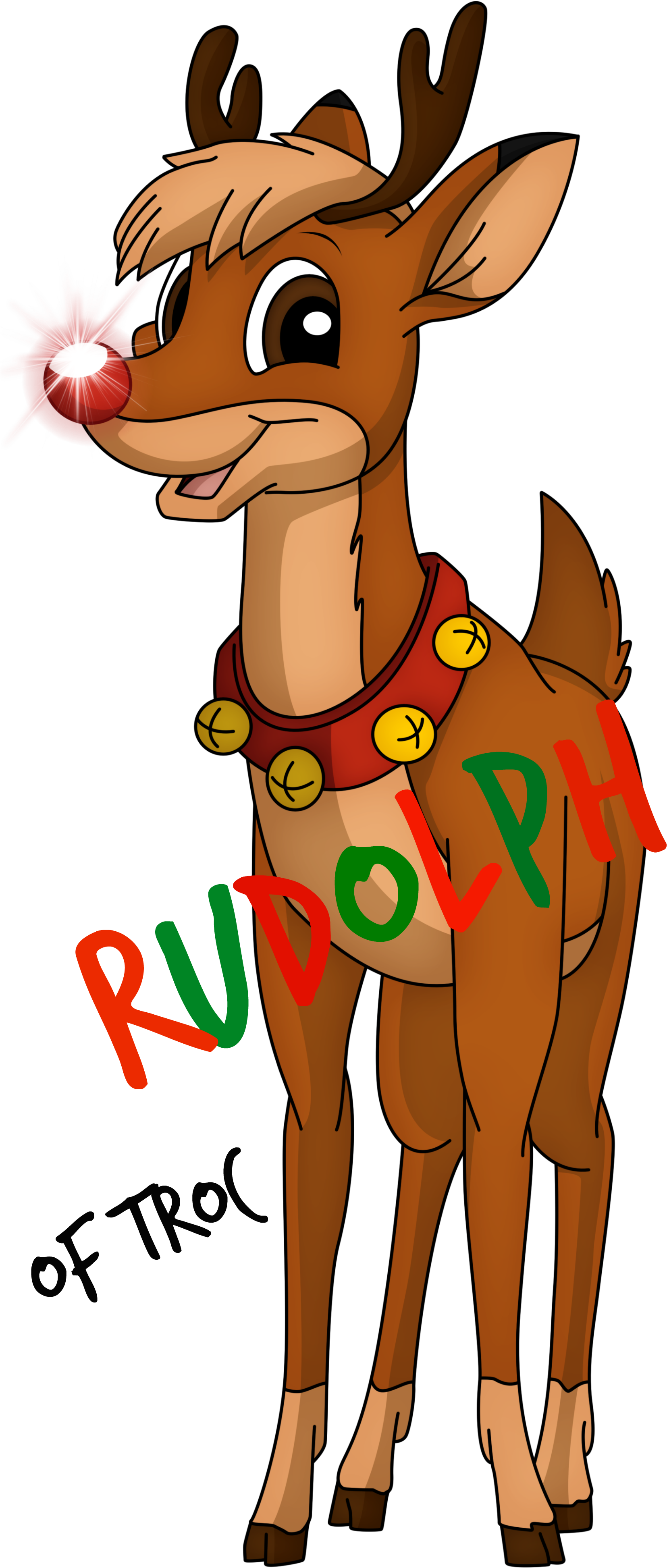 Rudolph The Red Nosed Reindeer By Xxsteefylovexx-d5p65f1 - Rudolph (1815x4043)