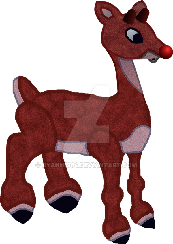 Rudolph From Rudolph The Red Nosed Reindeer By Ryanh1984 - Rudolph (600x847)