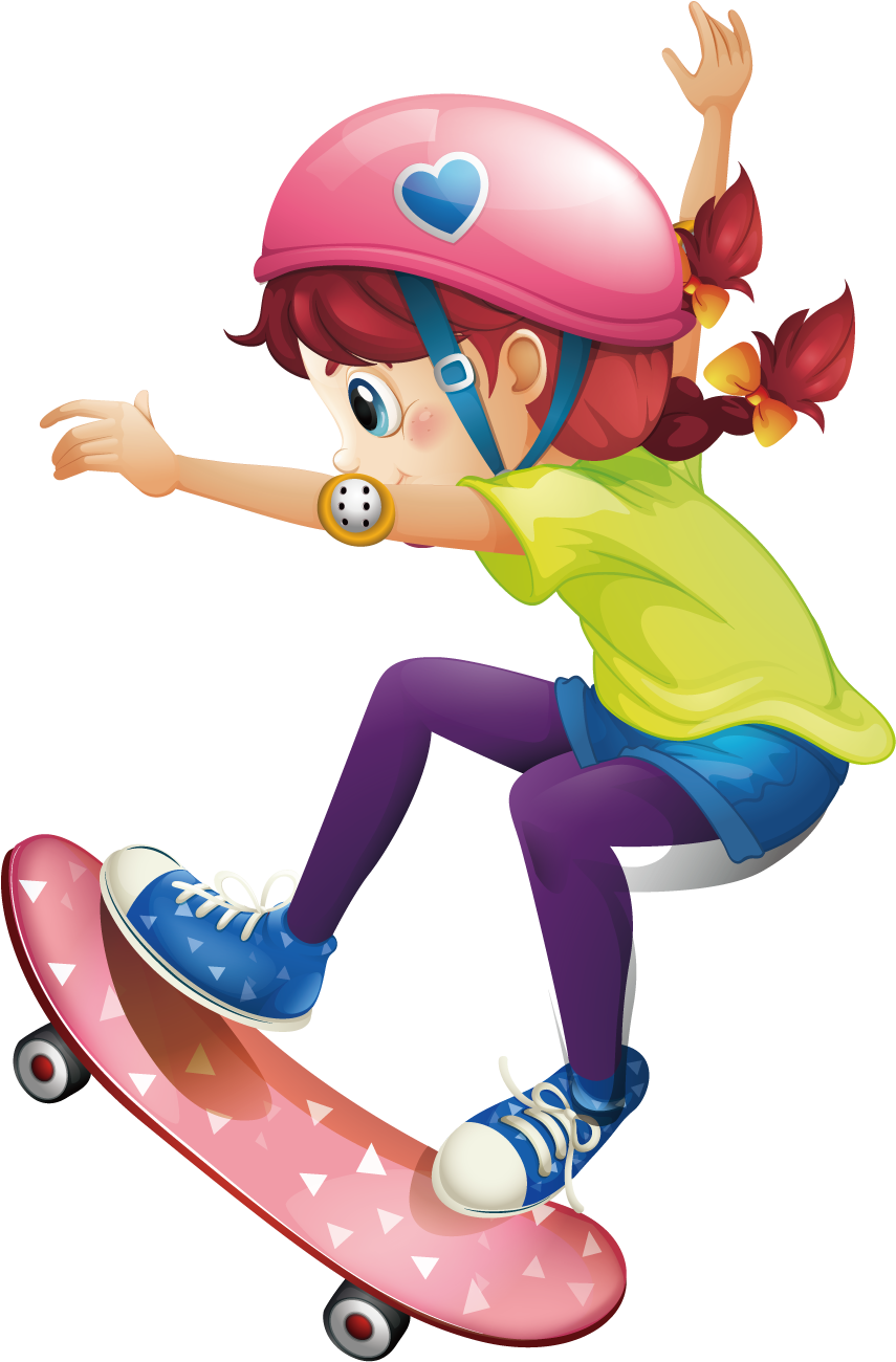 Skateboarding Clip Art - Skateboard Cartoon Png (1500x1501)