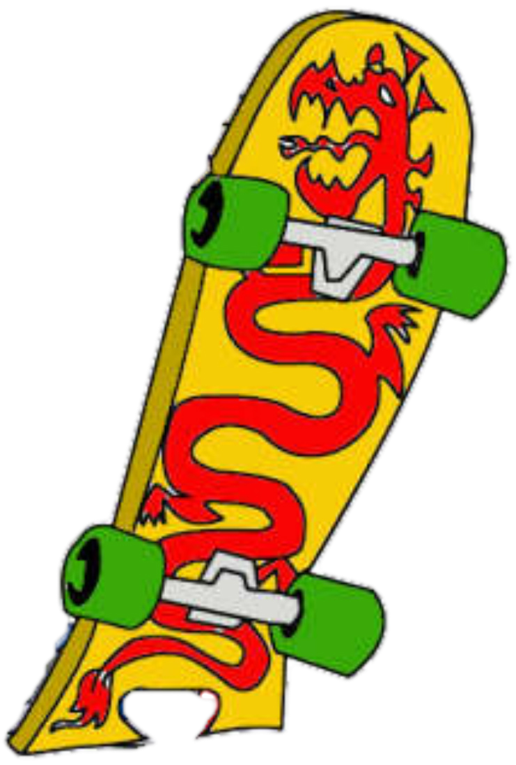 Jakelong Skateboard - American Dragon Jake Long Skateboard (741x1098)