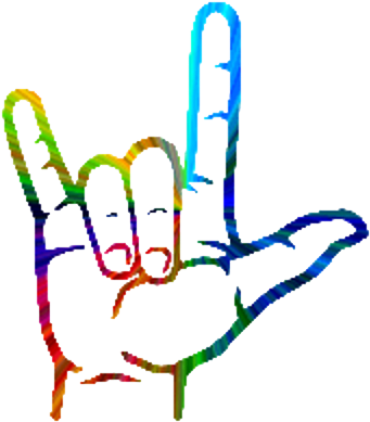 Deaf Sign - Asl I Love You (400x400)