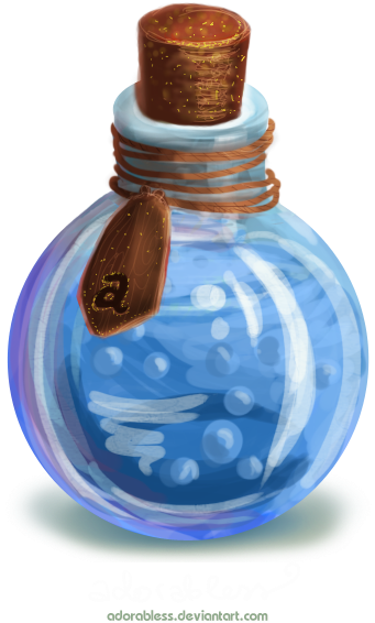 Level 3 Mana Potion - Potion Of Water Breathing (568x661)