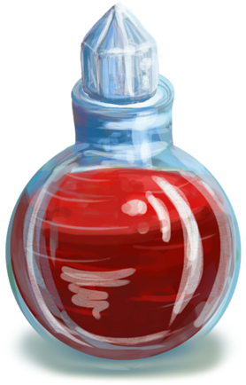 Tg/ - - D&d Potion Of Healing (400x519)