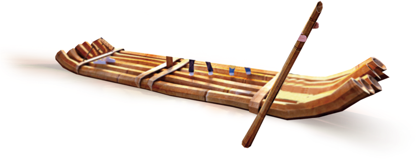 Raft Bamboo Bamboe Clip Art - Плот Png (1693x1093)