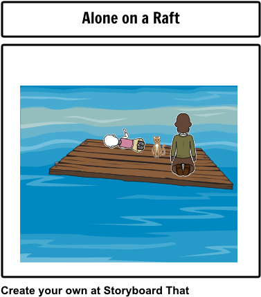 The Cay Raft - Raft In The Cay (396x447)