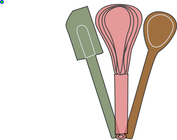 Baking Utensils Clipart (600x473)