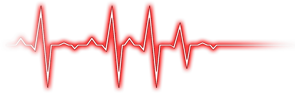 Heart Beat Line Png (1100x425)