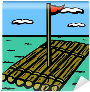 Raft Clipart Black And White (400x400)