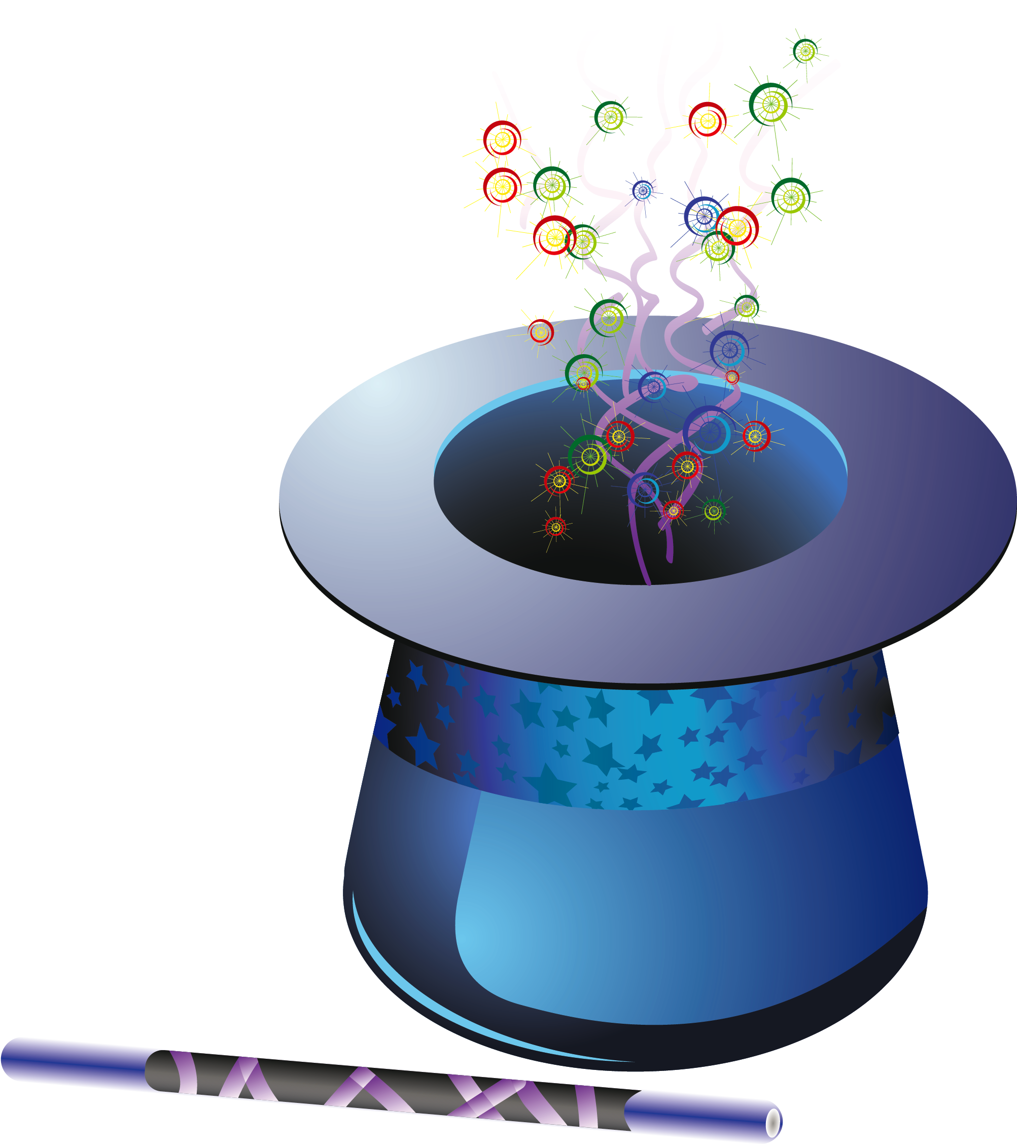 New Year Magic Hat Png Clipart - Clip Art (2303x2384)