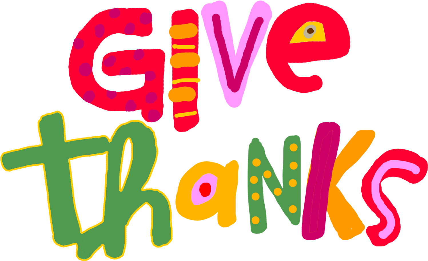 What Are You Thankful For Today - Graphic Design (1600x1020)