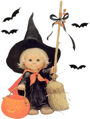 Happy Halloween 🎃 Little Girl - Cute Halloween Baby Witch (302x400)