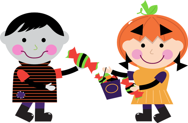 Halloween Kids Clipart - Halloween Clip Art For Kids (640x418)