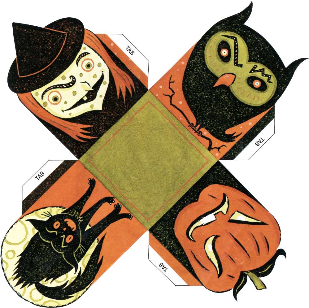 Halloween Blog Party 13th Hour Clock Giveaway, Free - Halloween Box Template Free (1011x1024)