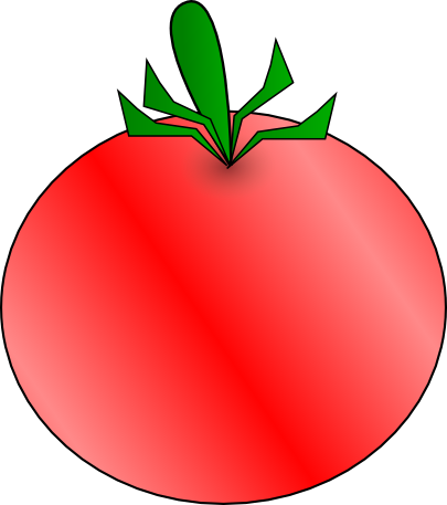 Tomato Clipart Long - Illustration (405x457)