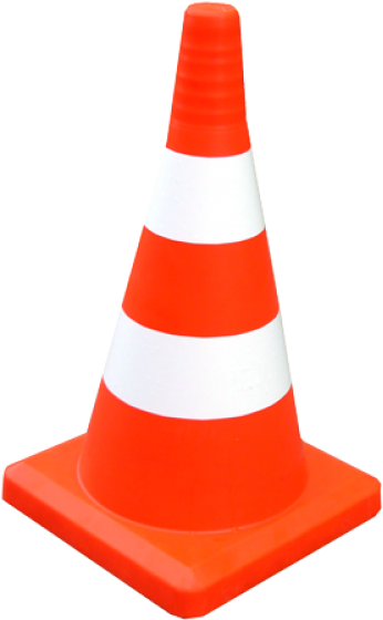 Traffic Cone Clip Art Transparent Download - Traffic Cones Png (590x600)