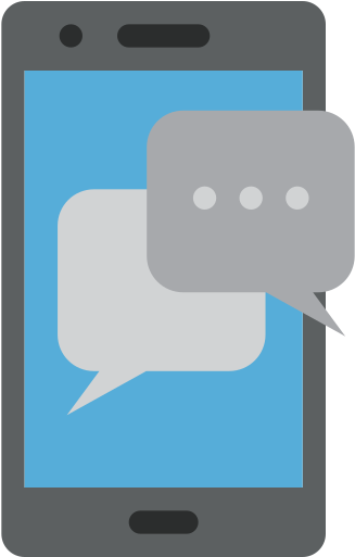 Chatting, Mobile, Phone, Smartphone Icon - Ico Smartphone Png (512x512)