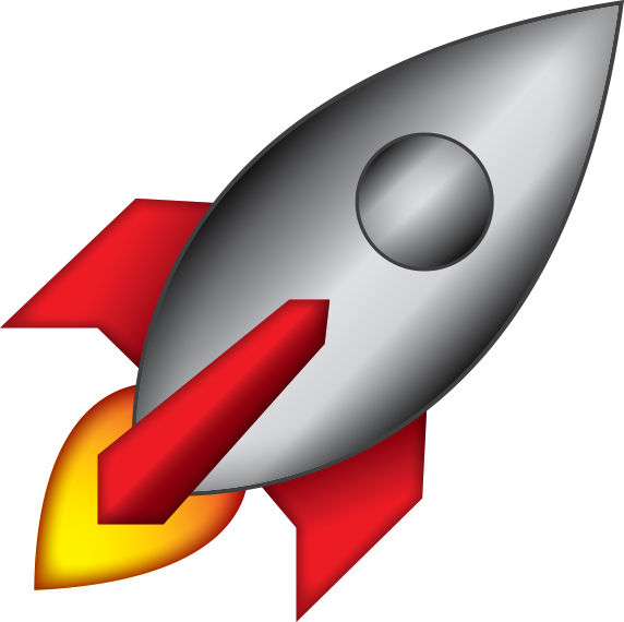 Related Rocket Booster Clipart - Dedicated Hosting Service (572x570)