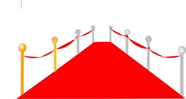 Red Carpet Clipart Transparent (600x321)