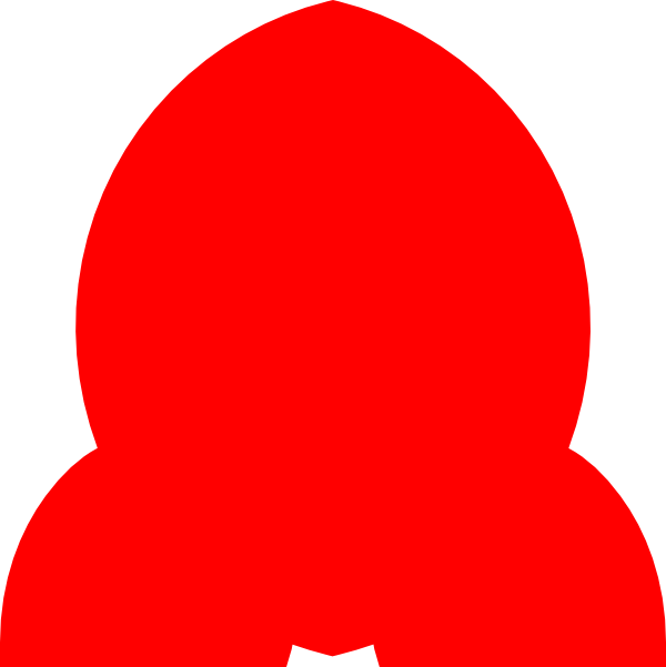 Red Rocket Clip Art - Red Rocket Clip Art (600x601)