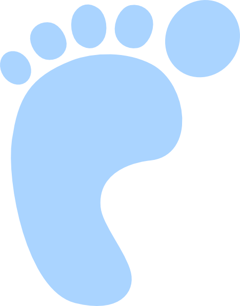 Blue Foot Svg Clip Arts 468 X 595 Px - Clip Art (468x595)