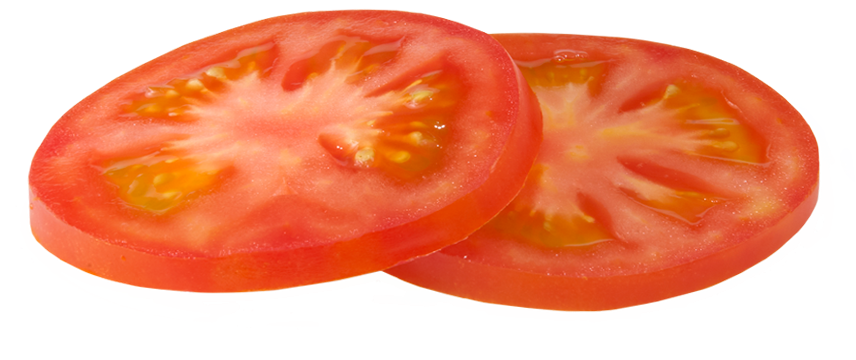 Tomatoes Clipart Black And White - Sliced Tomato (900x525)